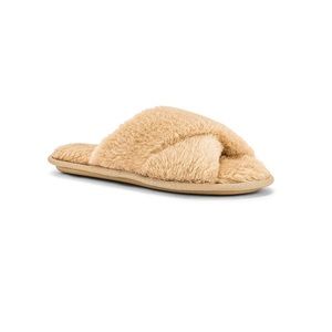 ✨ CLEAR OUT SALE ✨ Flora Nikrooz Victoria Teddy Criss Cross Slipper